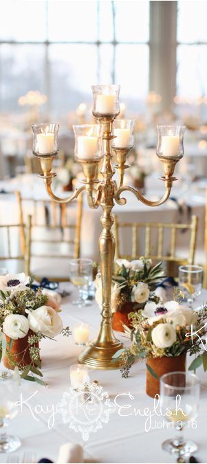 gold candelabra