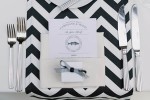 zig zag chevron black and white place runner rental ultrapom